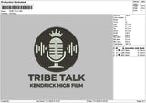 Tribetext Embroidery File 6 sizes