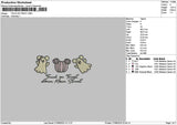Pumpkintrick Embroidery File 6 sizes