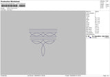 Triple Run Embroidery File 6 sizes