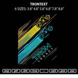 Trontext Embroidery File 6 sizes