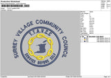 Surreycircle Embroidery File 6 sizes