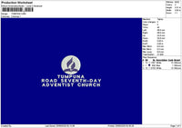Tumpunatext Embroidery File 6 sizes