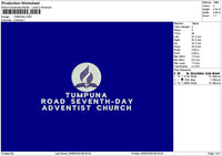 Tumpunatext Embroidery File 6 sizes