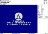 Tumpunatext Embroidery File 6 sizes