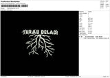 Turab Beladi Embroidery File 4 size