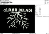 Turab Beladi Embroidery File 4 size