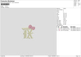 Txbow Embroidery File 6 sizes