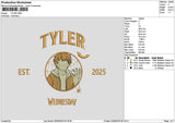 Tylertext Embroidery File 6 sizes