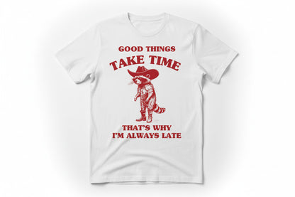 TAKE TIME RACOON PRINTABLE ARTWORK