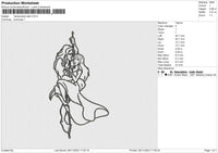 Tarzan N Jane Embroidery File 6 sizes