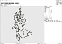 Tarzan N Jane Embroidery File 6 sizes