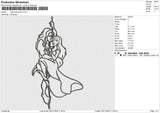 Tarzan N Jane Embroidery File 6 sizes
