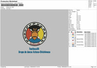 Teotlecuilli Embroidery Files