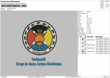 Teotlecuilli Embroidery Files