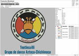 Teotlecuilli Embroidery Files