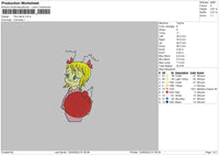 The Calvin 02 Embroidery File 5 sizes