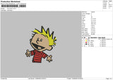 The Calvin 01 Embroidery File 5 sizes