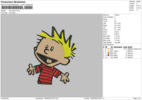 The Calvin 01 Embroidery File 5 sizes