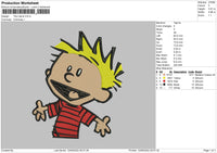 The Calvin 01 Embroidery File 5 sizes