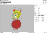 The Calvin 02 Embroidery File 5 sizes