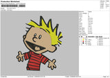 The Calvin 01 Embroidery File 5 sizes