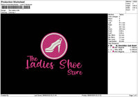 Ladiestext 0806 Embroidery File 6 sizes