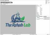 Rehabtext 0606 Embroidery Machine Design File 6 sizes