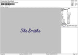 Smithstext Embroidery File 6 sizes