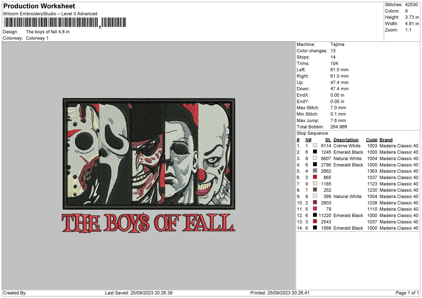 Boys Of All Embroidery File 6 sizes