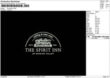 Spiritinn Text Embroidery File 6 sizes