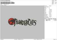 Thunder Cats Embroidery File 6 sizes