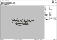 Tillystext Embroidery File 6 sizes