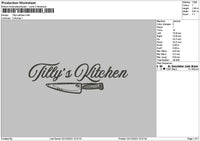 Tillystext Embroidery File 6 sizes