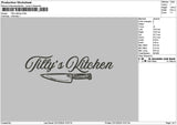 Tillystext Embroidery File 6 sizes