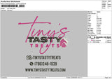 Tinytext Embroidery File 6 sizes