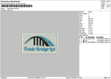Tradetext Embroidery File 6 sizes
