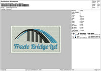 Tradetext Embroidery File 6 sizes