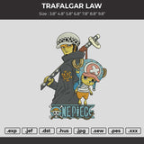 TRAFALGAR LAW Embroidery Machine Design File