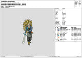 Dragontrunks 0512 Embroidery File 6 sizes