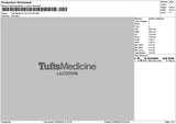 Tuftstext 0206 Embroidery File 6 sizes