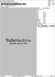 Tuftstext Embroidery File 6 sizes