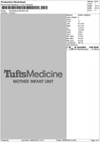 Tuftstext Embroidery File 6 sizes