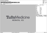 Tuftstext 1607 Embroidery File 6 sizes
