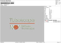 Turboscope Embroidery File 6 sizes