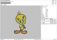 Tweety0802 Embroidery FIle 6 sizes