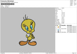 Tweety0802 Embroidery FIle 6 sizes