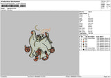 Tigerghost Embroidery File 6 sizes
