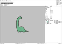 tyrannasaurus Embroidery File 6 sizes