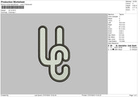 Uc V2 Fill And Outline Embroidery File 6 sizes