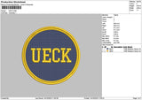 Ueckcircle Embroidery File 6 sizes
